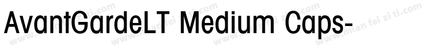 AvantGardeLT Medium Caps字体转换